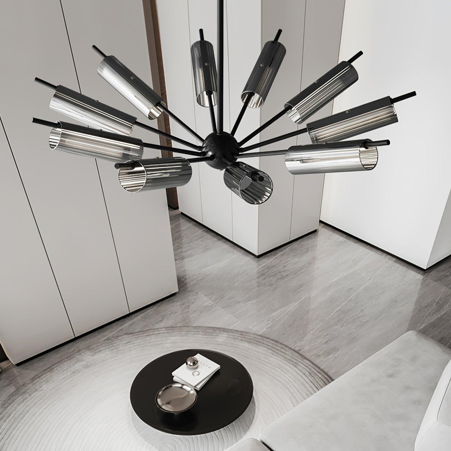 sputnik-brass-chandelier-anzaz-Black & Smoke gray-7