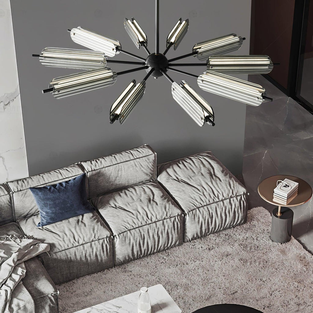 sputnik-brass-chandelier-anzaz-Black & Smoke gray-8