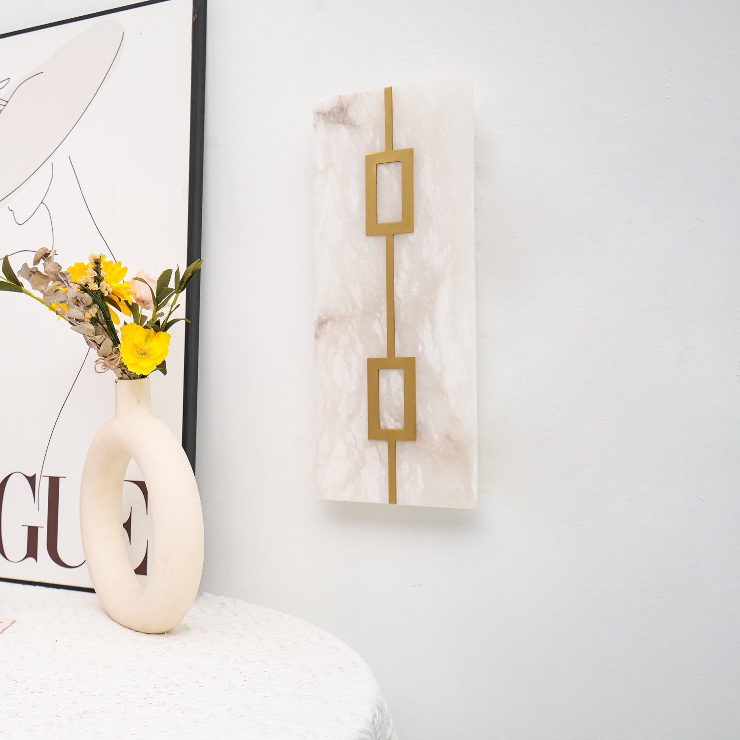 square-marble-wall-lamp-anzaz-Brass & White-4