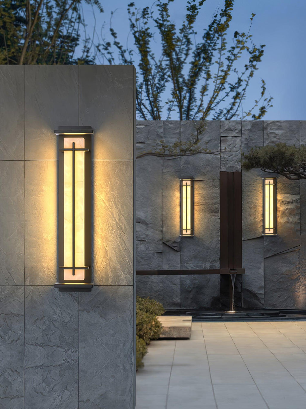 square-outdoor-wall-light-anzaz-Textured Charcoal Gray & White-6