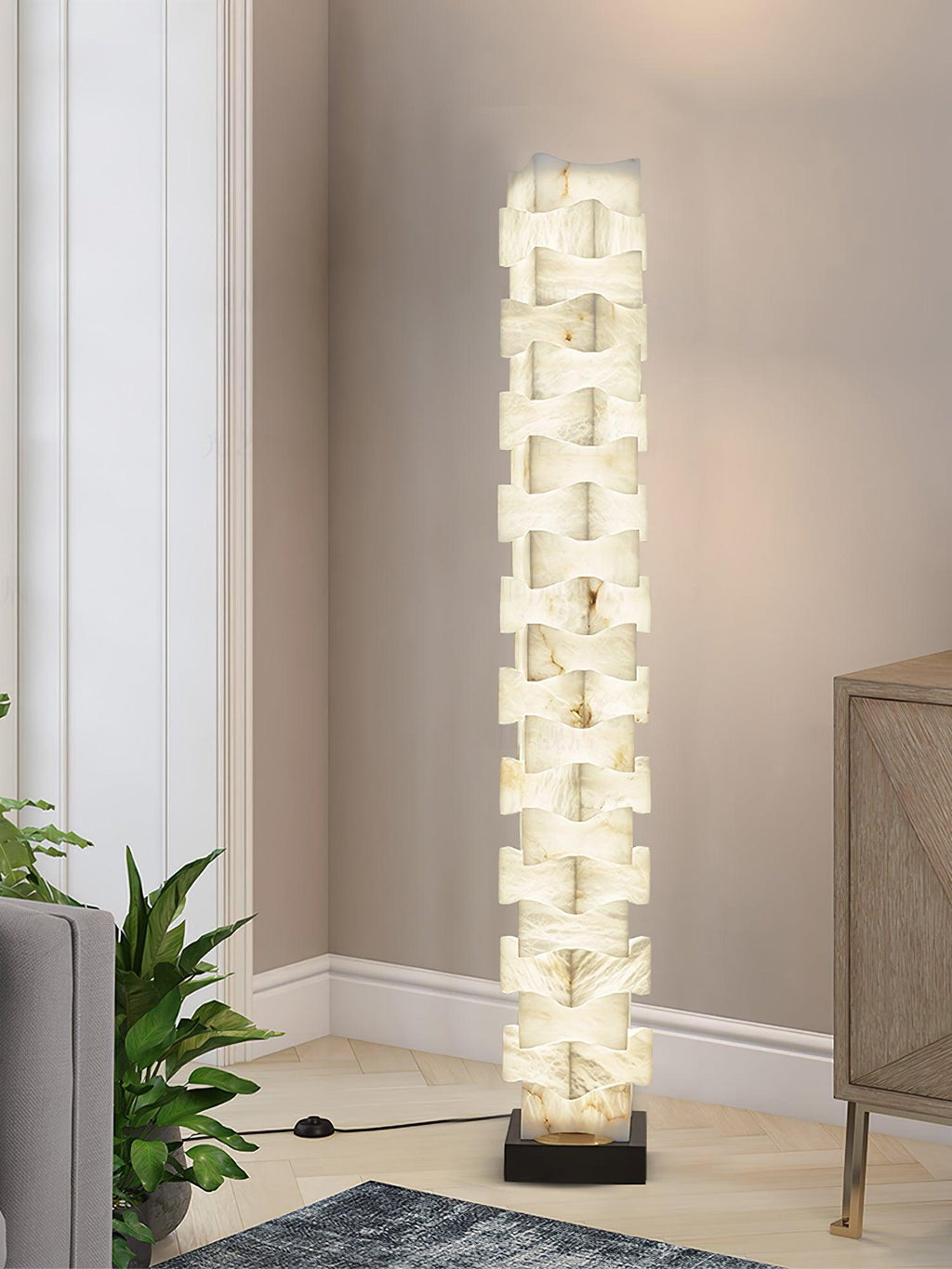 stacked-alabaster-squares-floor-lamp-anzaz-Cool Light-5