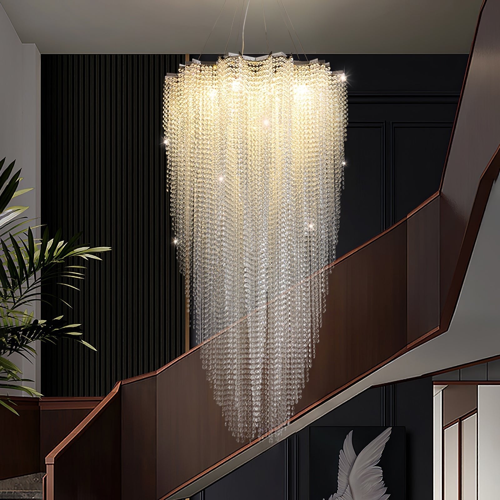 stalizi-crystal-chandelier-anzaz-Chrome & Clear Crystal-2