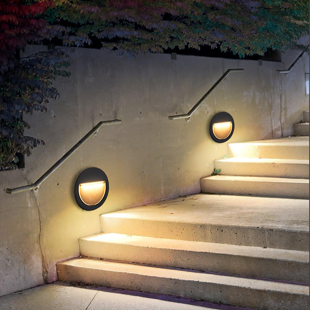 step-and-wall-light-anzaz-Model B: ∅ 4.6″ x H 4.6″ / Dia 11.8cm x H 11.8cm-3