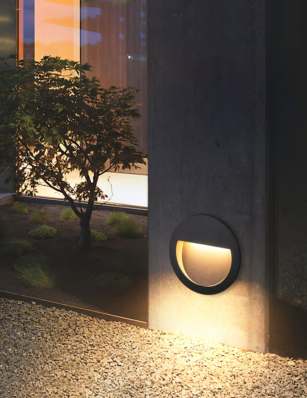 step-and-wall-light-anzaz-Model A: ∅ 4.6″ x H 4.6″ / Dia 11.8cm x H 11.8cm-12