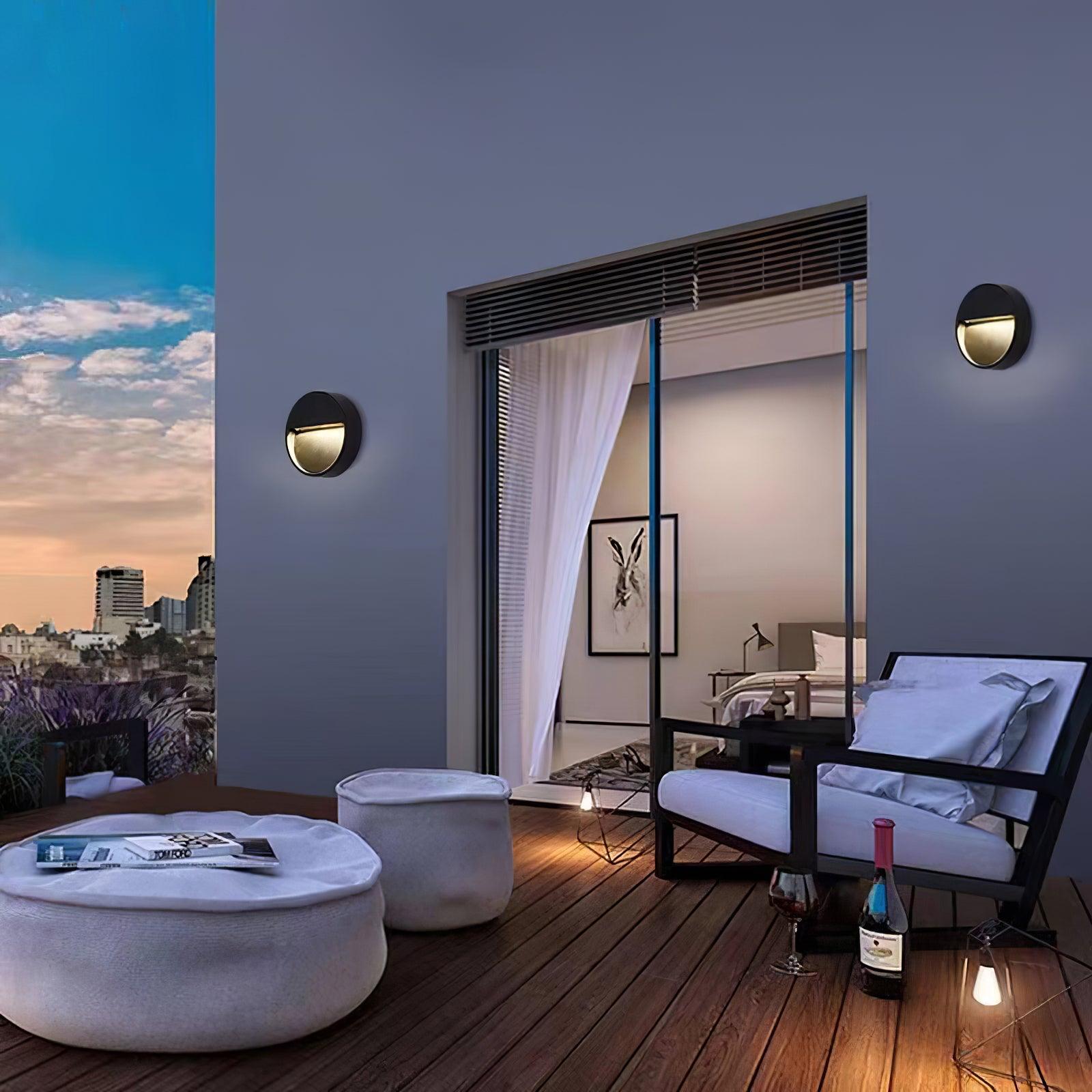 step-and-wall-light-anzaz-Model E: ∅ 8″ x H 2.6″ / Dia 20.4cm x H 6.5cm-10