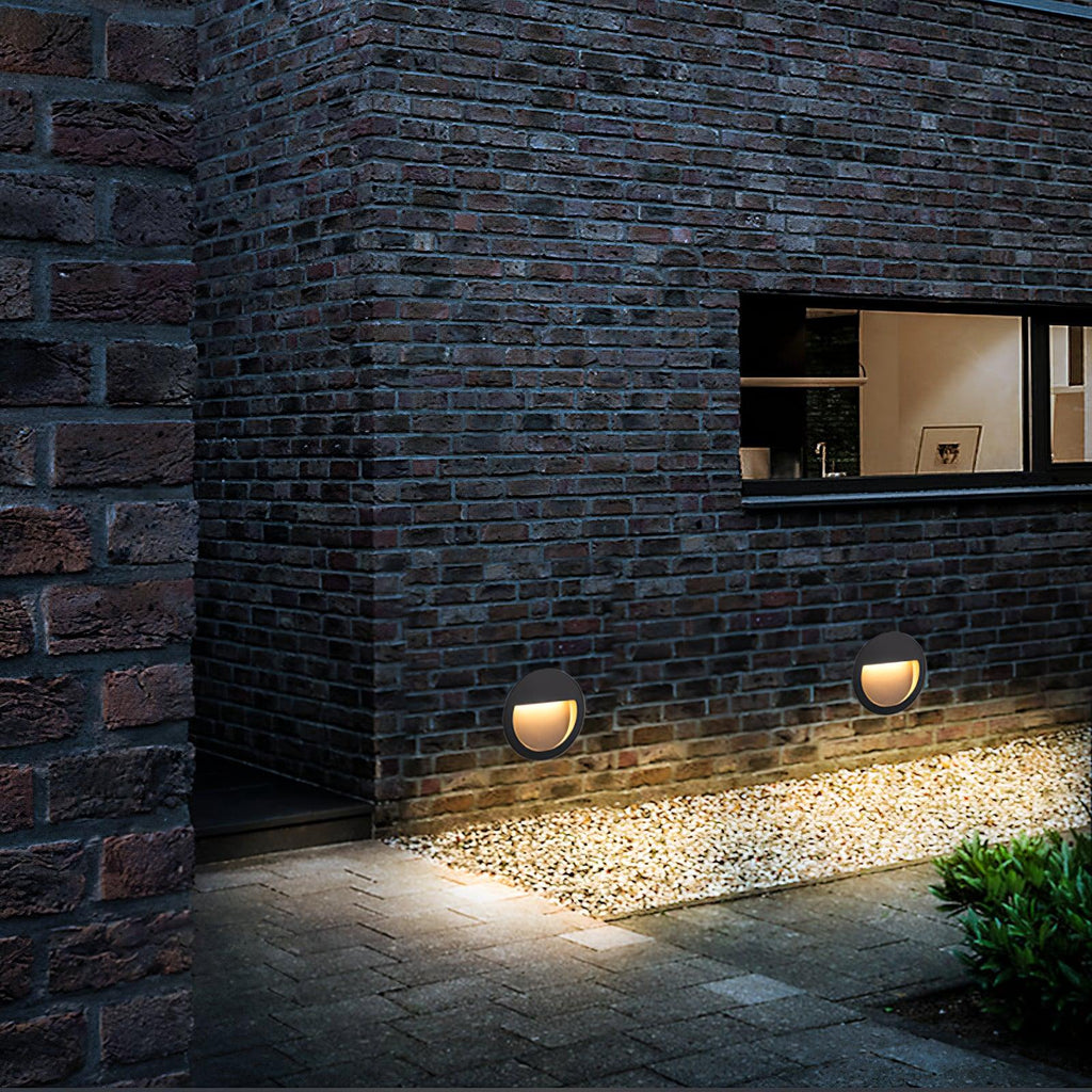 step-and-wall-light-anzaz-Model E: ∅ 8″ x H 2.6″ / Dia 20.4cm x H 6.5cm-9