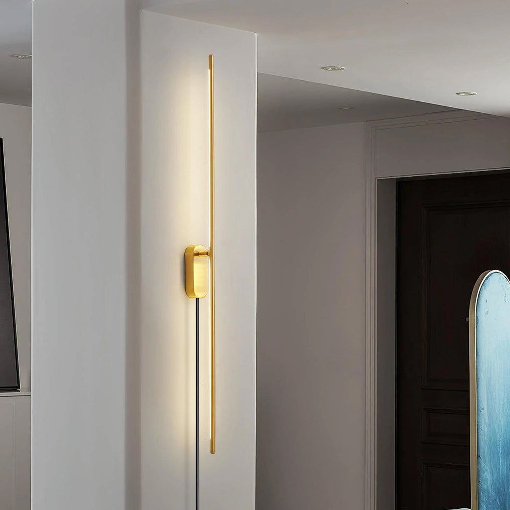 stick-shaped-plug-in-sconce-anzaz-Brass & Warm Light-2