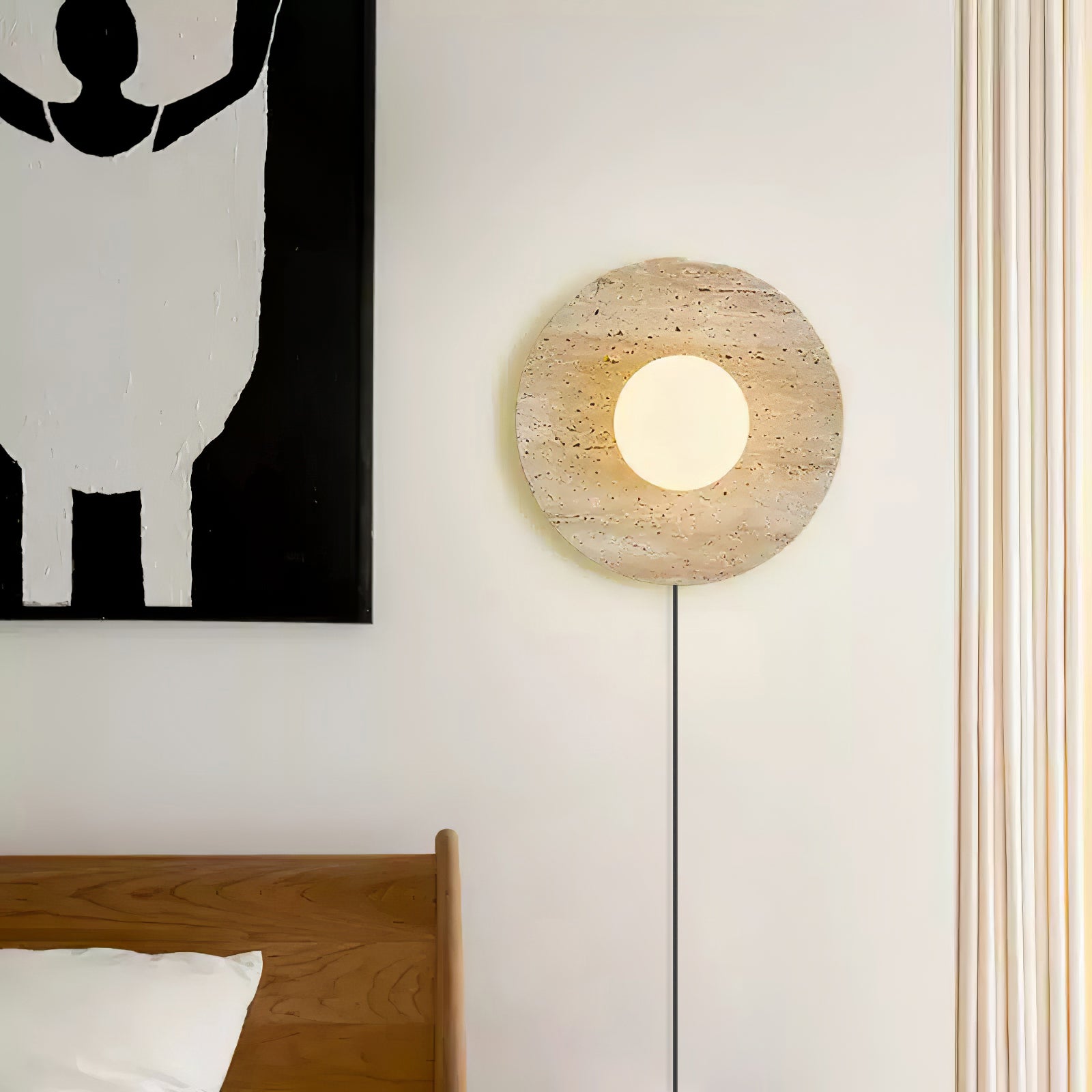 stone-eclipse-plug-in-wall-light-anzaz-Yellow Travertine & White-2