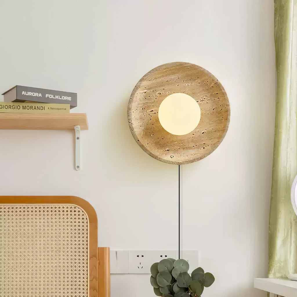 stone-eclipse-plug-in-wall-light-anzaz-Yellow Travertine & White-4