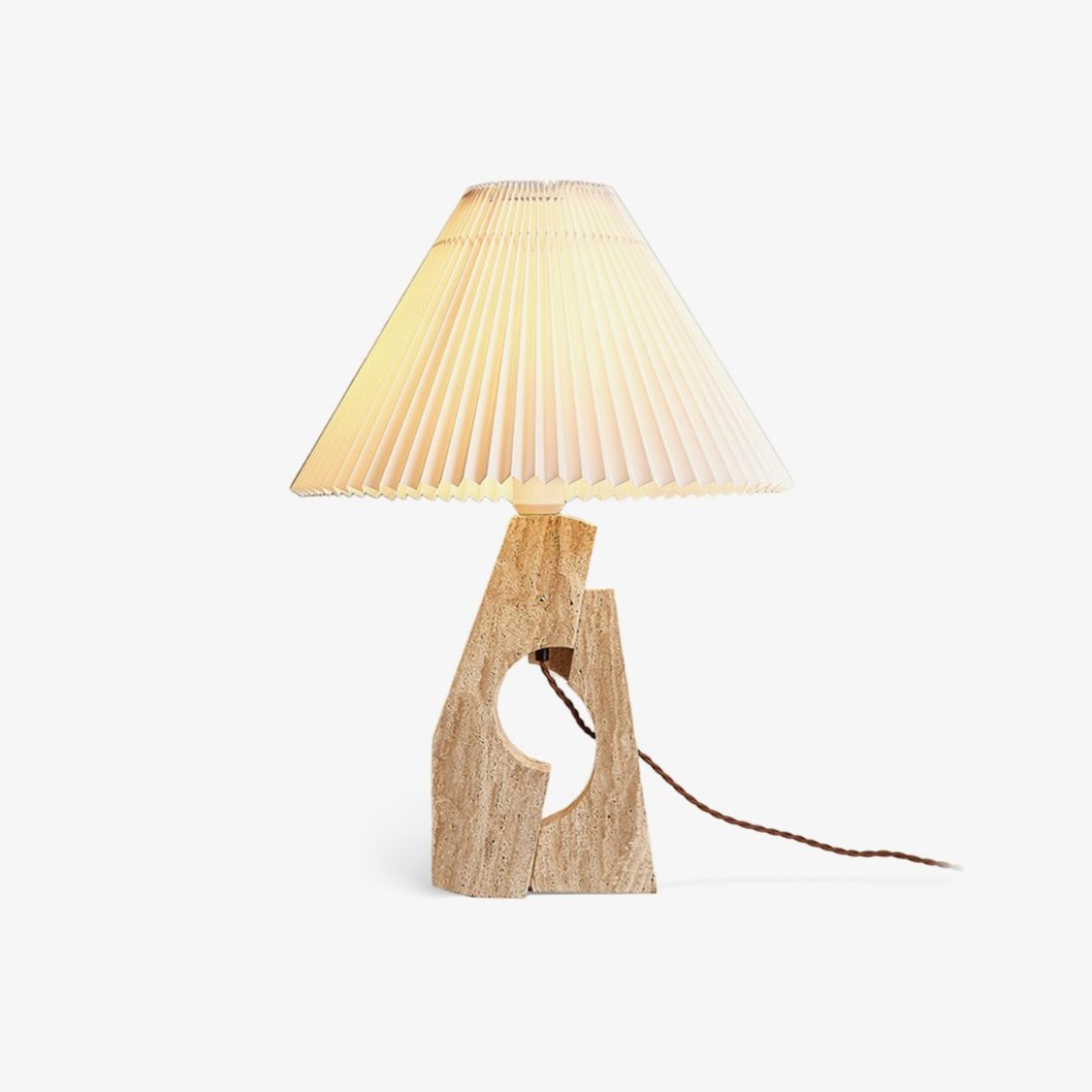 stone-pillar-table-lamp-anzaz-Beige & White-1