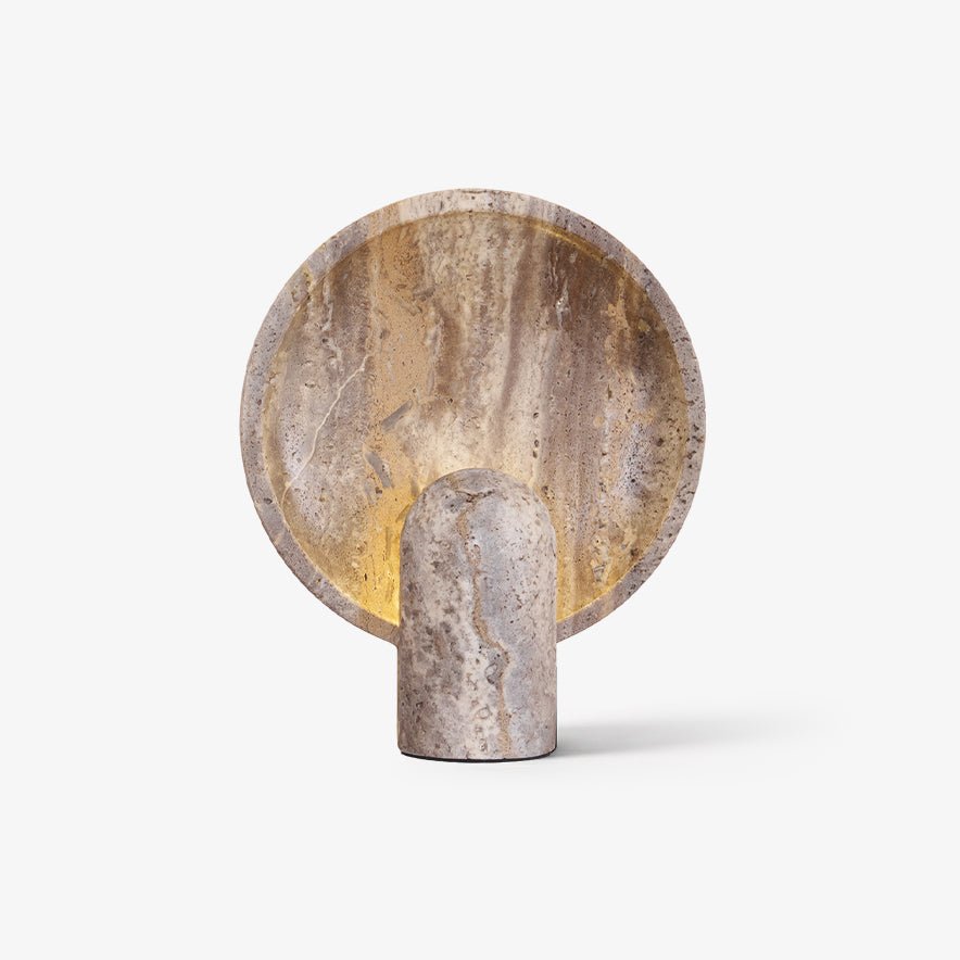 eclipse-stone-table-lamp-anzaz-Brown Travertine-1