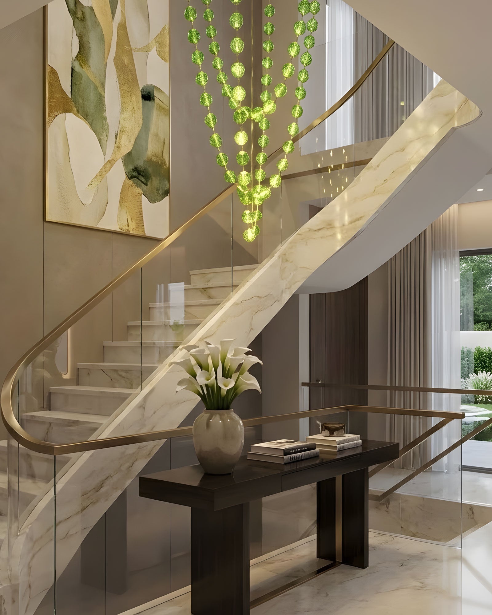 strand-necklace-chandelier-anzaz-Gold & Clear-5