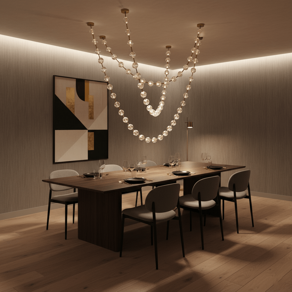 strand-necklace-chandelier-anzaz-Gold & Green-2