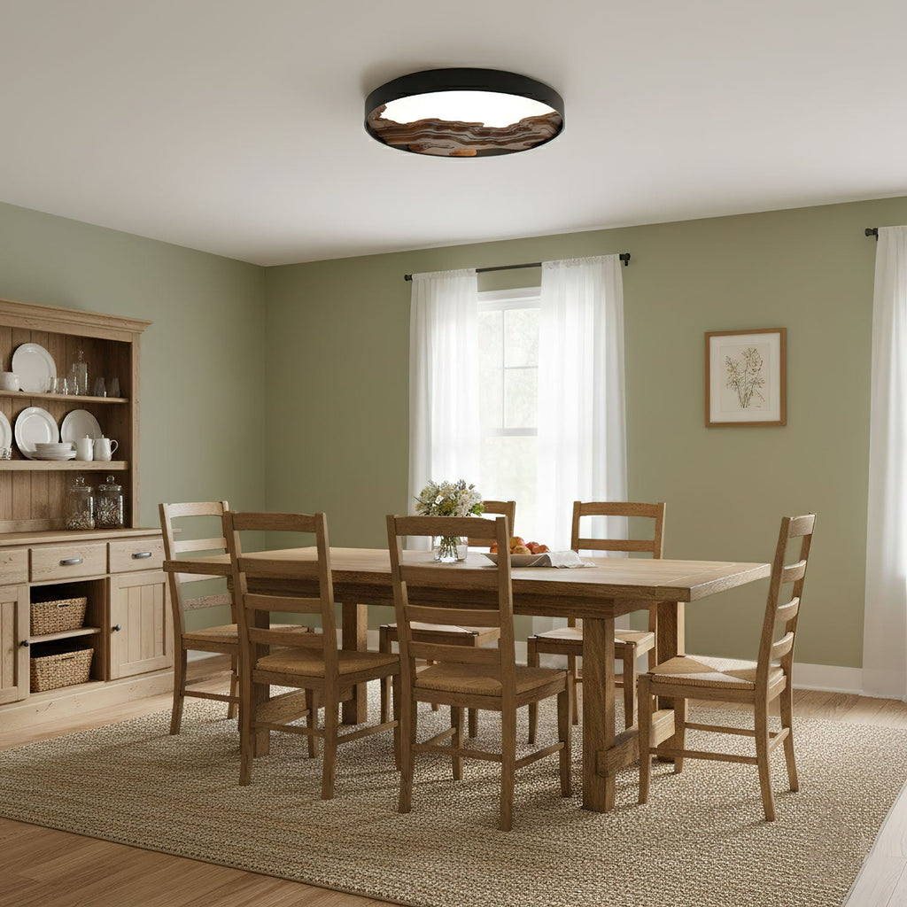 strata-ceiling-light-anzaz-Black & Walnut Color-4