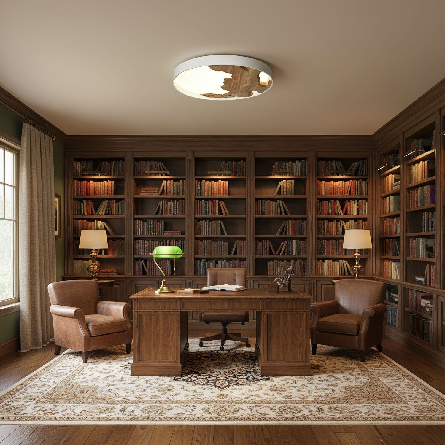 strata-ceiling-light-anzaz-Gold & Wood Color-7