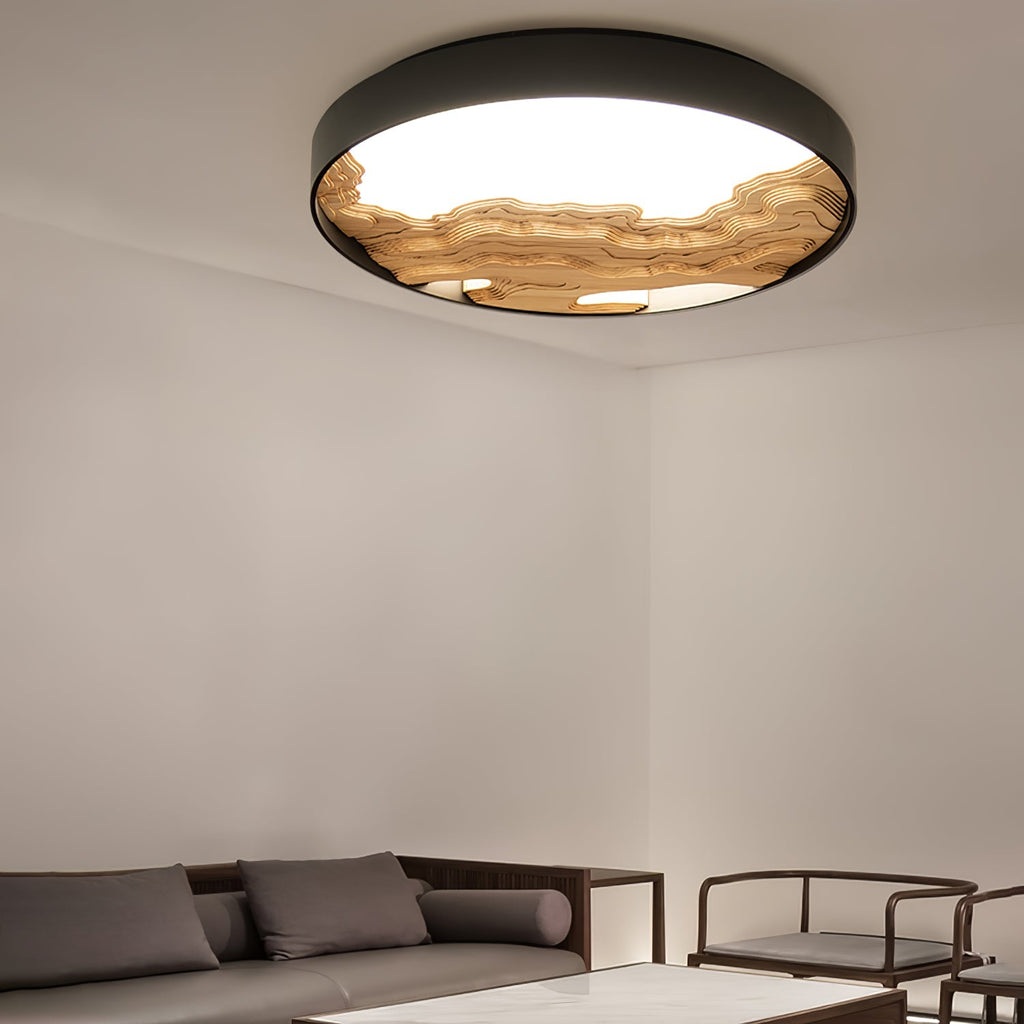 strata-ceiling-light-anzaz-Black & Walnut Color-10