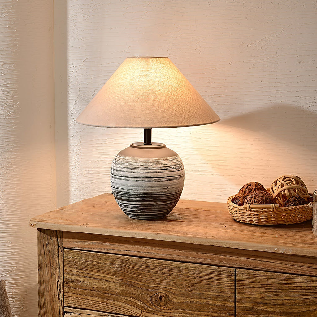 strata-ceramic-table-lamp-anzaz-Black & Beige-4