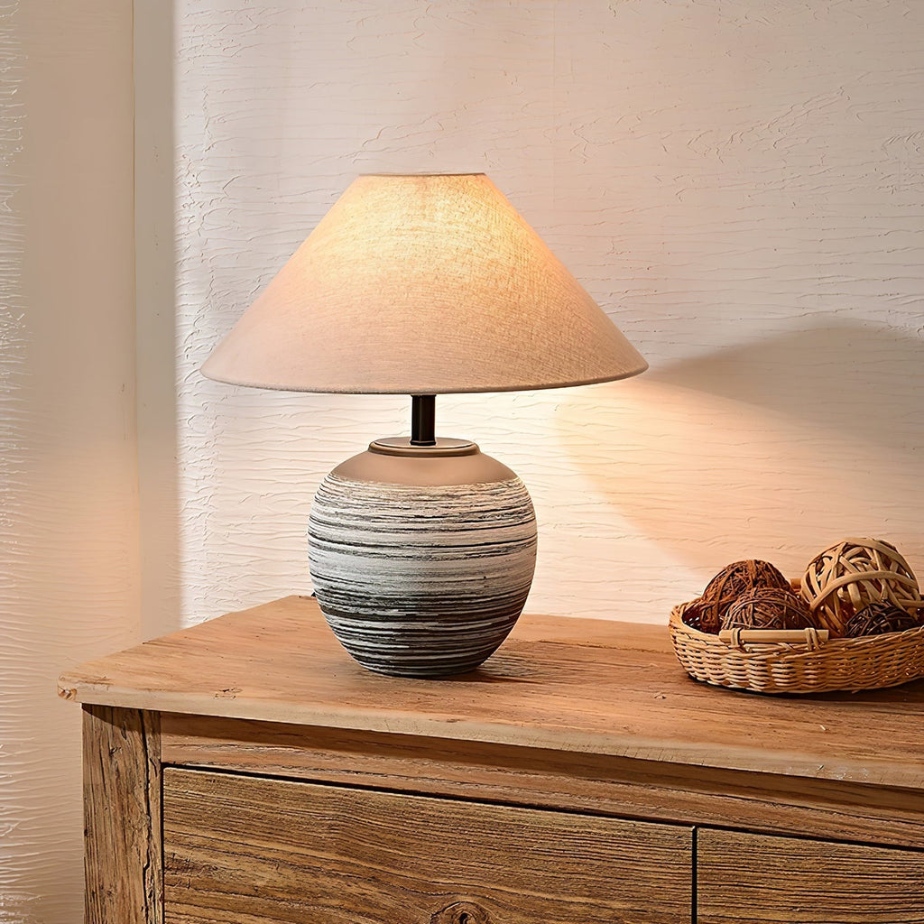 strata-ceramic-table-lamp-anzaz-Black & Beige-3