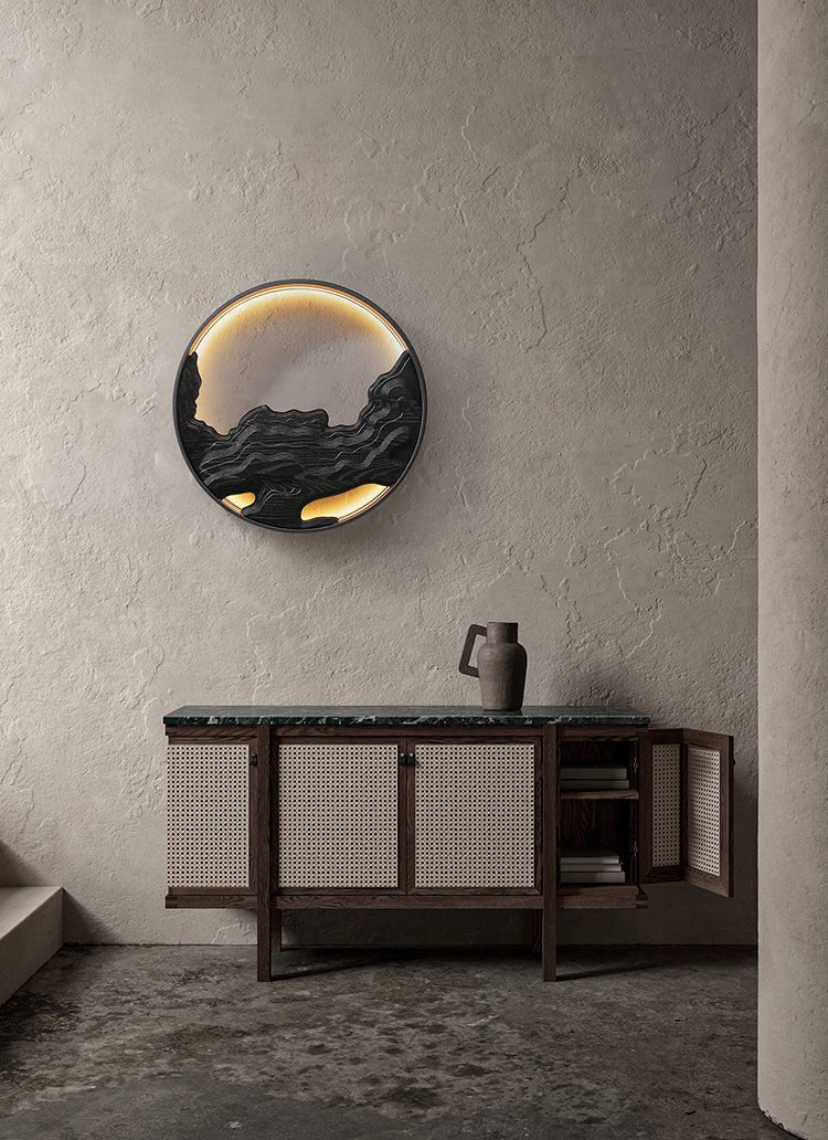 strata-wall-light-anzaz-Black & Wood Color-6