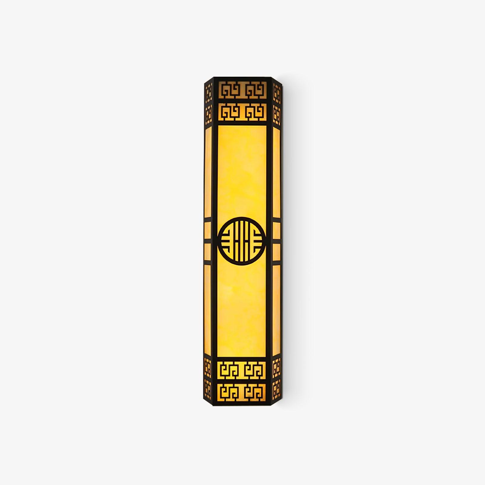stripe-outdoor-wall-lights-anzaz-Black & Light Yellow-1