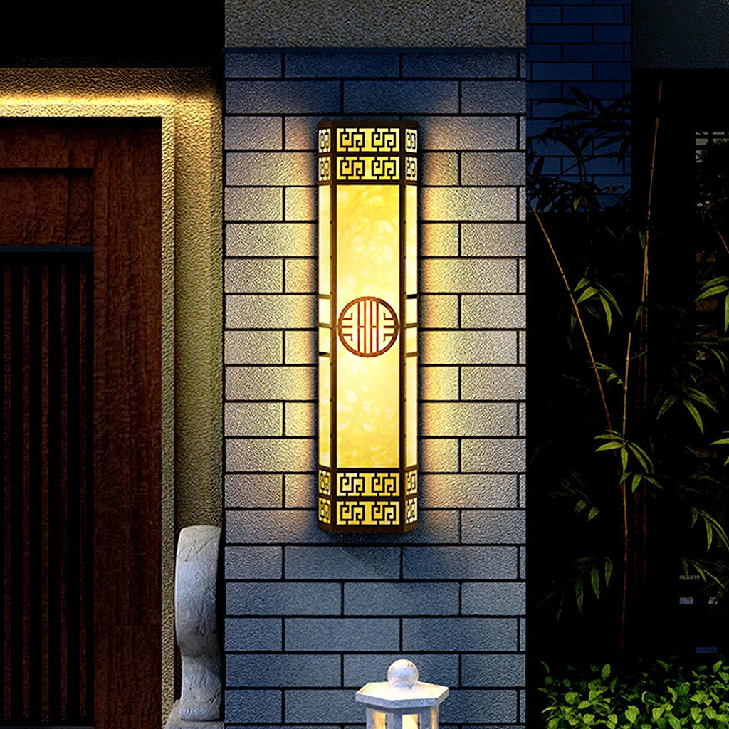 stripe-outdoor-wall-lights-anzaz-Black & Light Yellow-2
