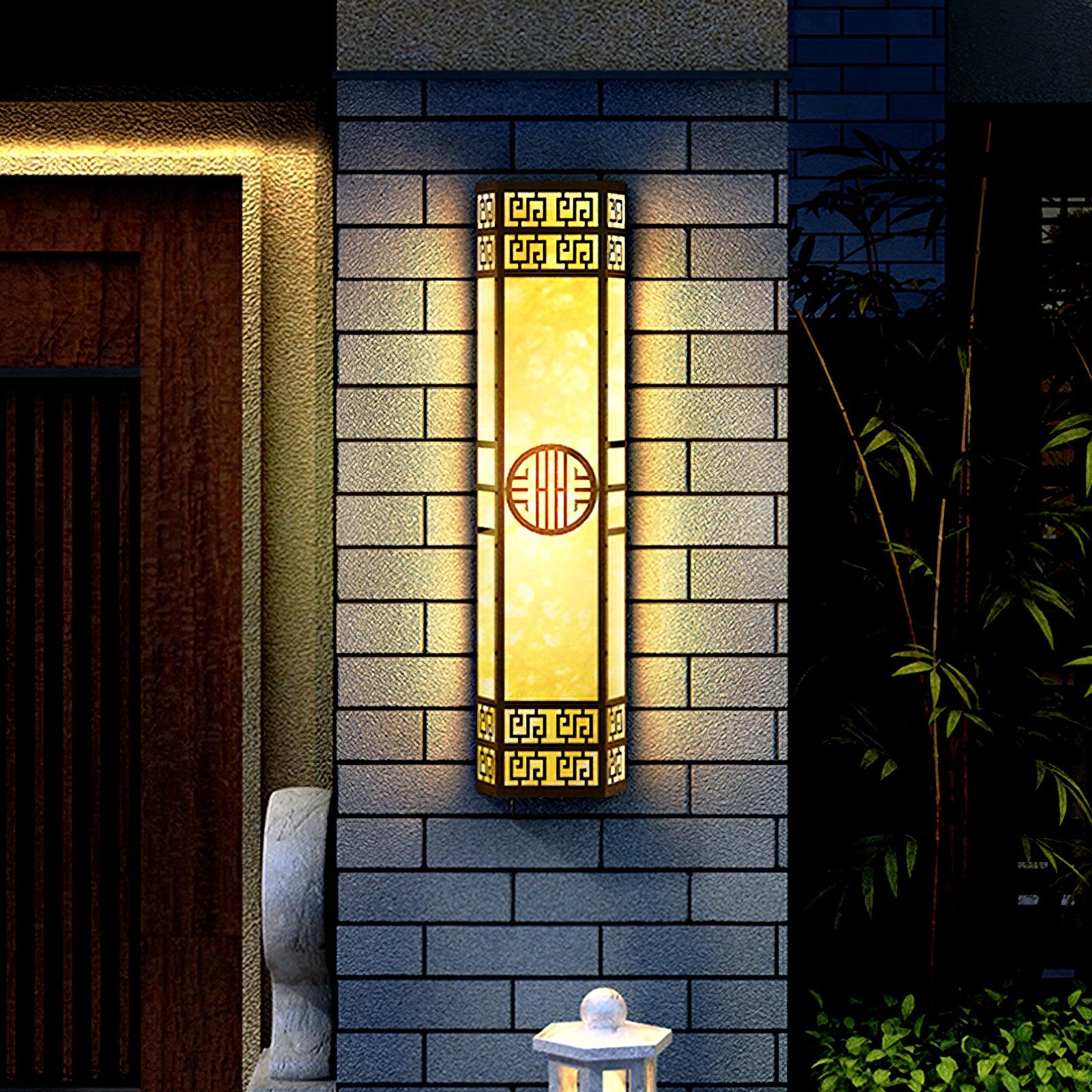 stripe-outdoor-wall-lights-anzaz-Black & Light Yellow-2
