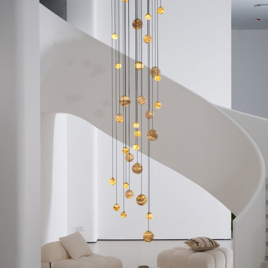 sultana-alabaster-cluster-chandelier-anzaz-Gold & Natrue Alabaster Color-5