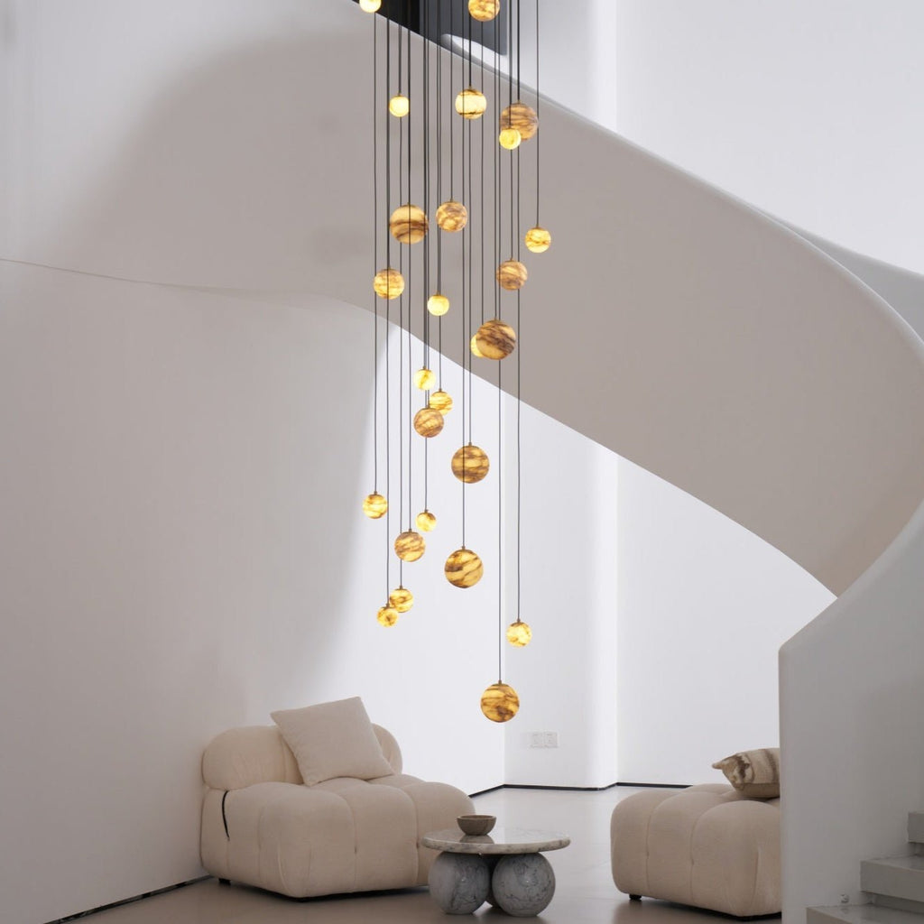 sultana-alabaster-cluster-chandelier-anzaz-Gold & Natrue Alabaster Color-2