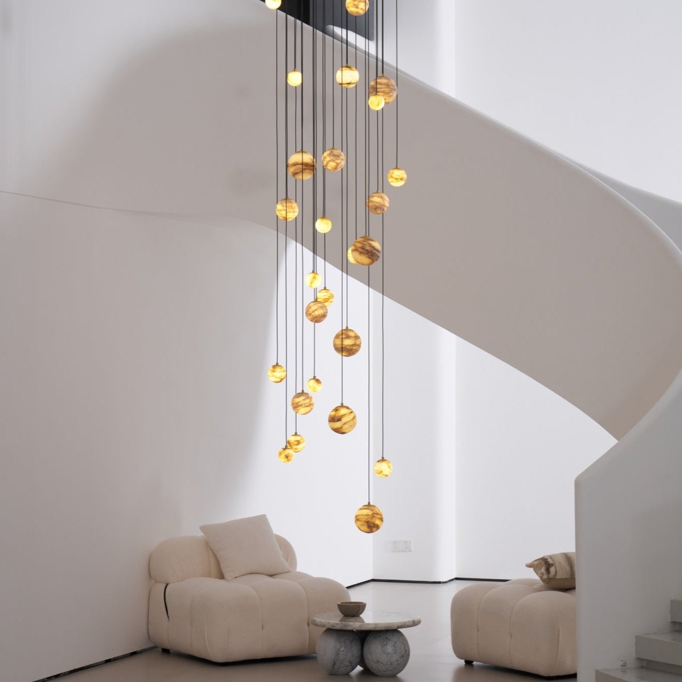 sultana-alabaster-cluster-chandelier-anzaz-Gold & Natrue Alabaster Color-2