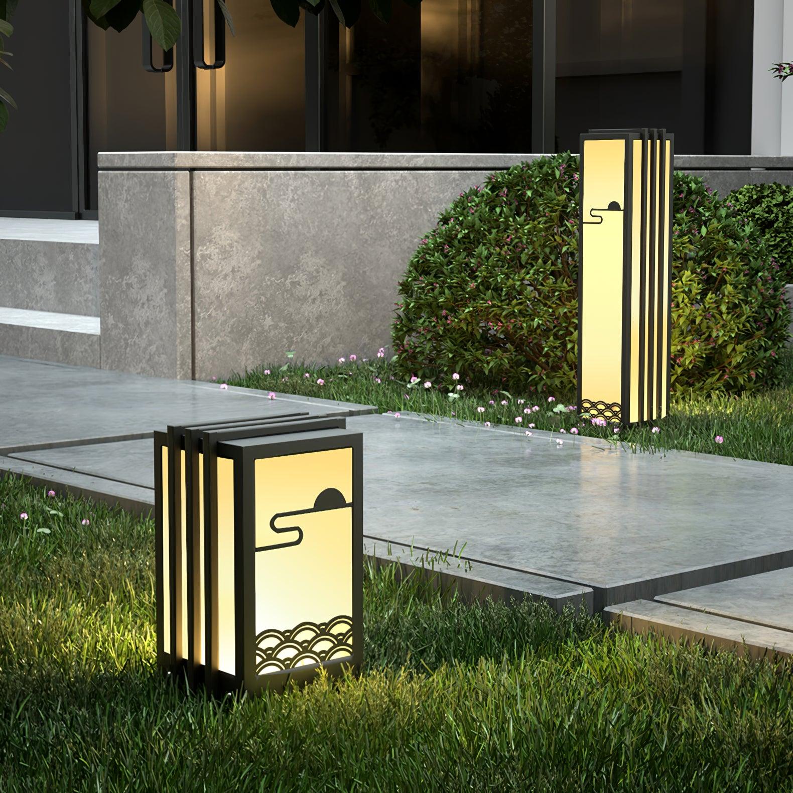 sunrise-pattern-outdoor-light-anzaz-Model A: Wired Version-3