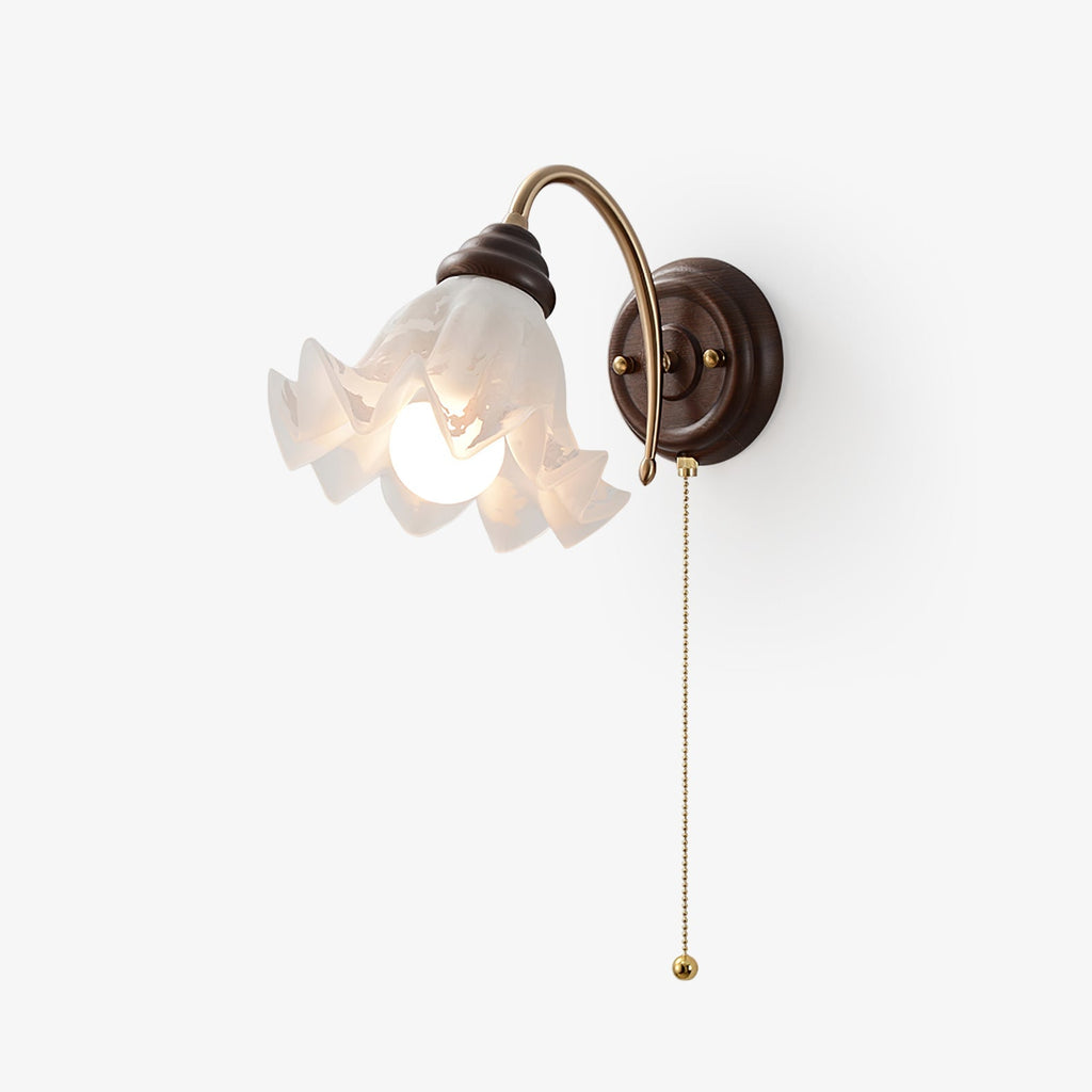 sylphine-wall-lamp-anzaz-Walnut Color & White-1