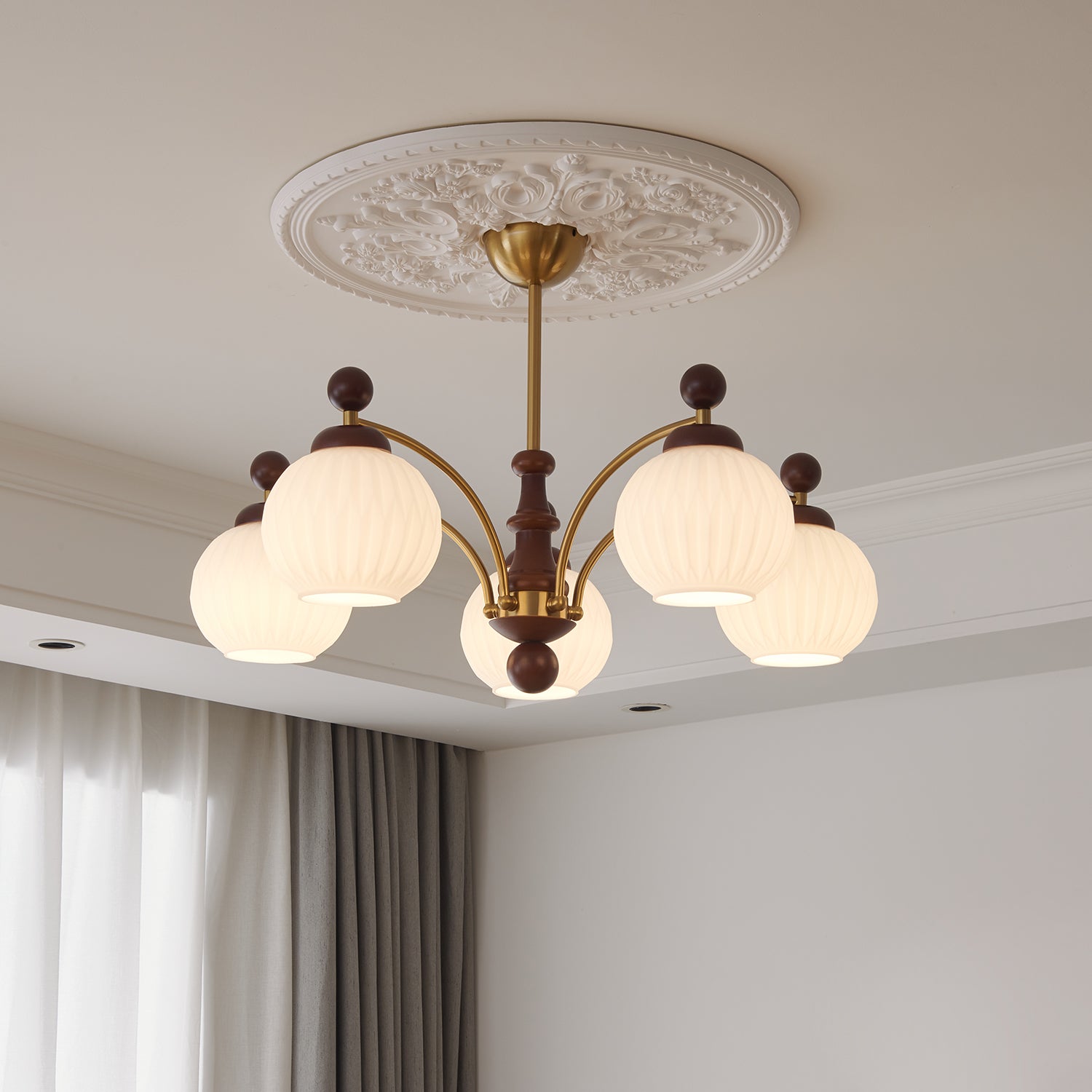 sylvan-orb-chandelier-anzaz-Walnut color & Gold-3
