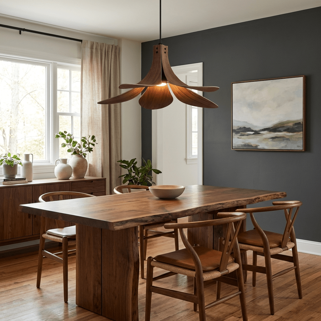 sylvera-petal-pendant-light-anzaz-Walnut Color-2