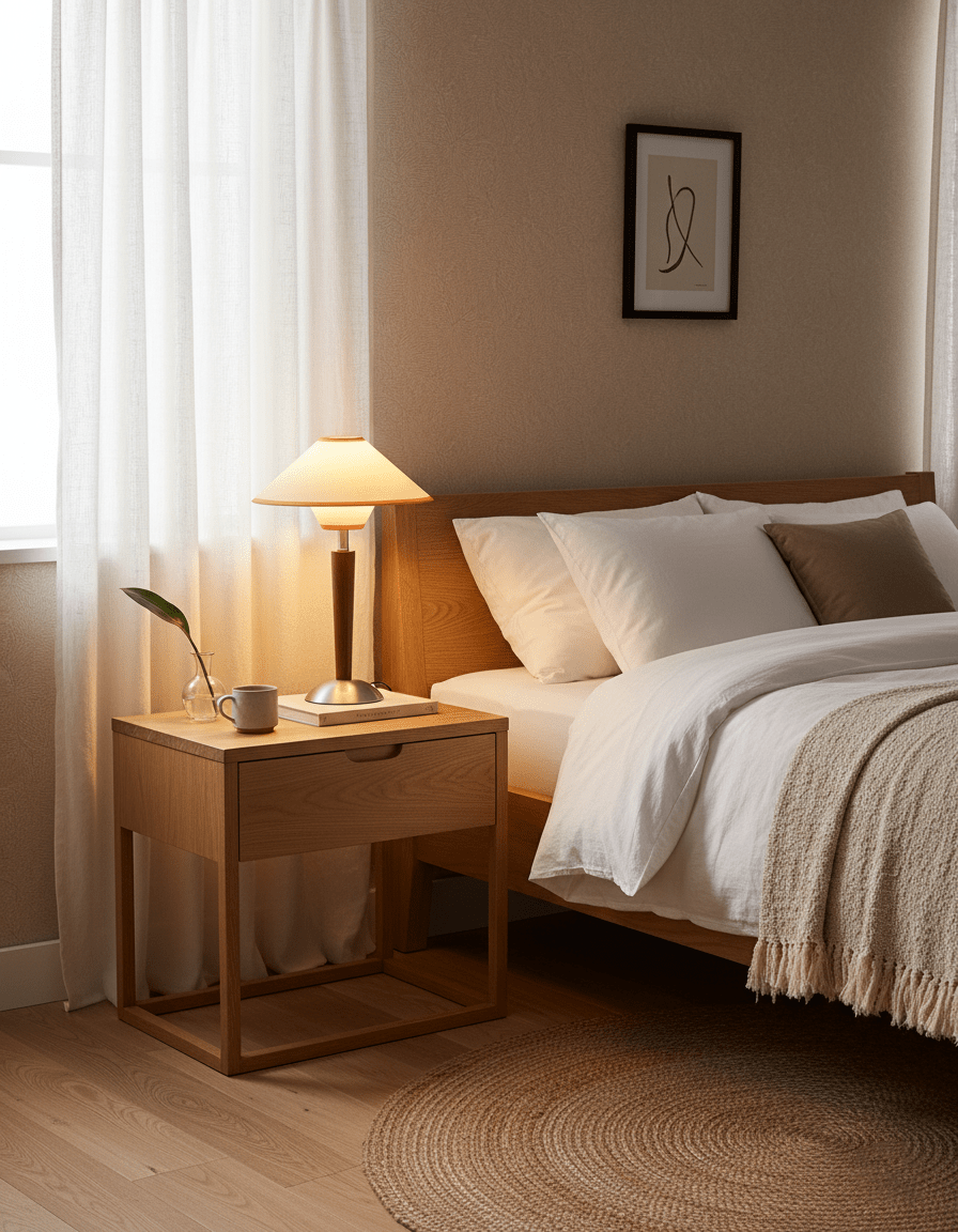 talonwood-table-lamp-anzaz-Tan & Walnut color-3