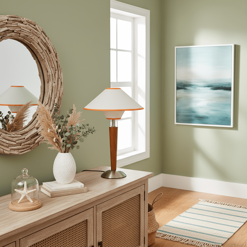 talonwood-table-lamp-anzaz-Green & Walnut color-5