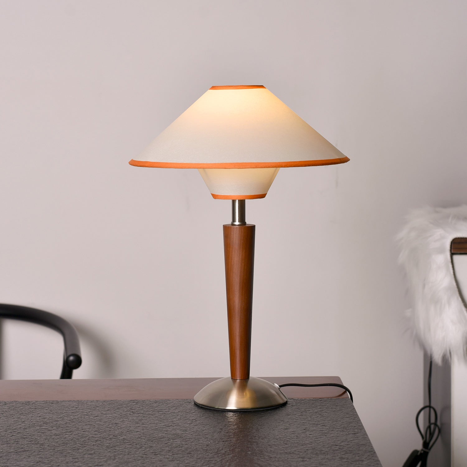 talonwood-table-lamp-anzaz-Tan & Walnut color-2