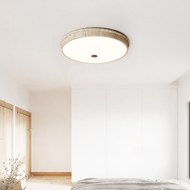 talverra-stone-ceiling-lamp-anzaz-Yellow Travertine & White-2