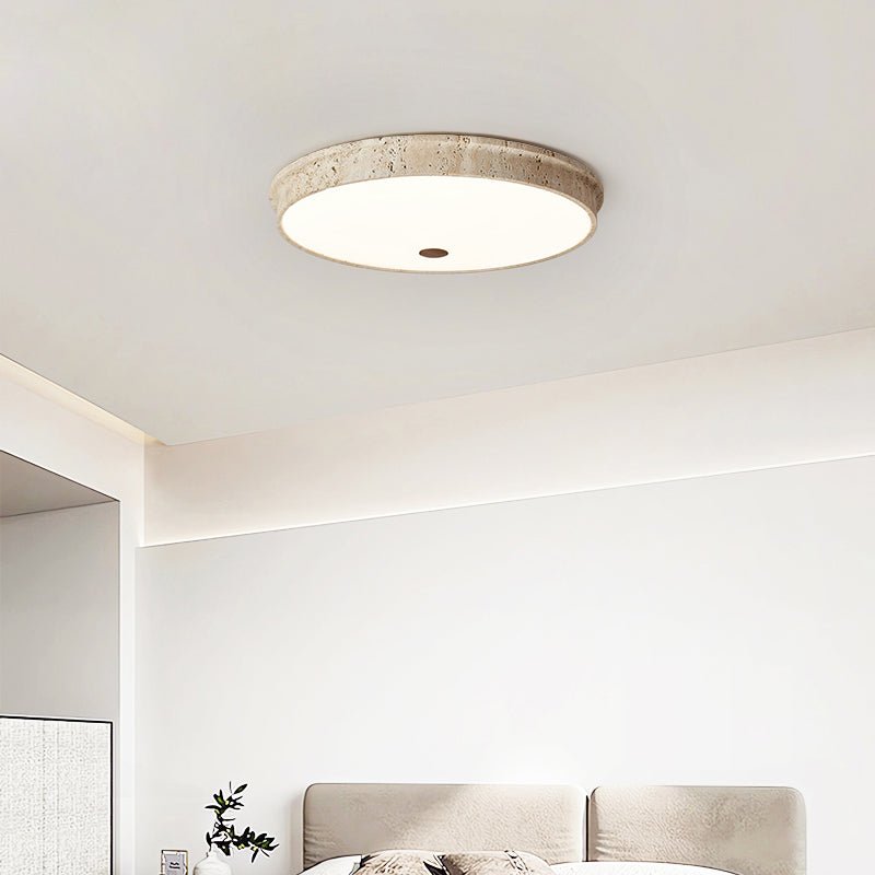 talverra-stone-ceiling-lamp-anzaz-Yellow Travertine & White-3