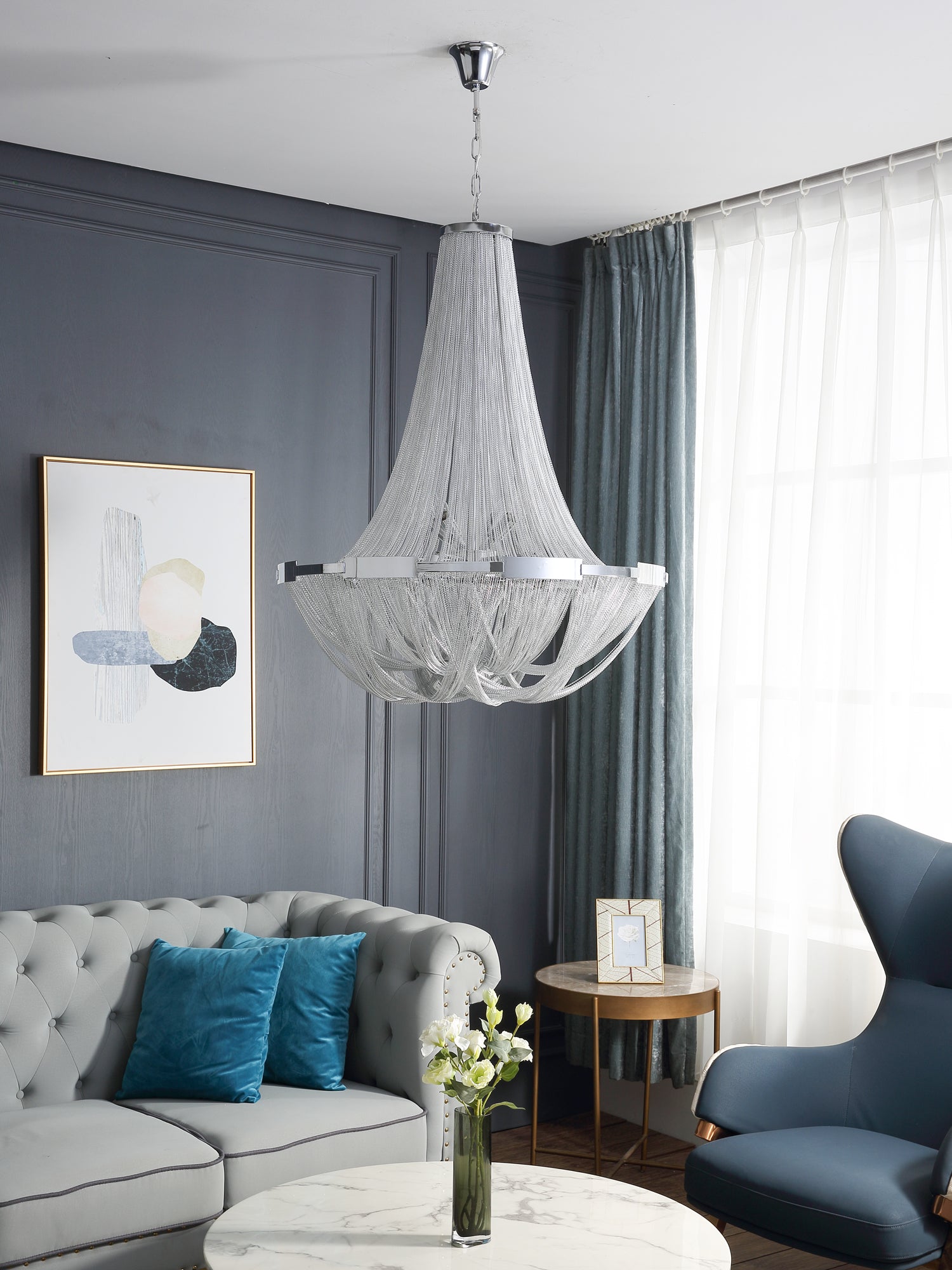 tassel-aluminum-chain-chandelier-anzaz-Gold-5