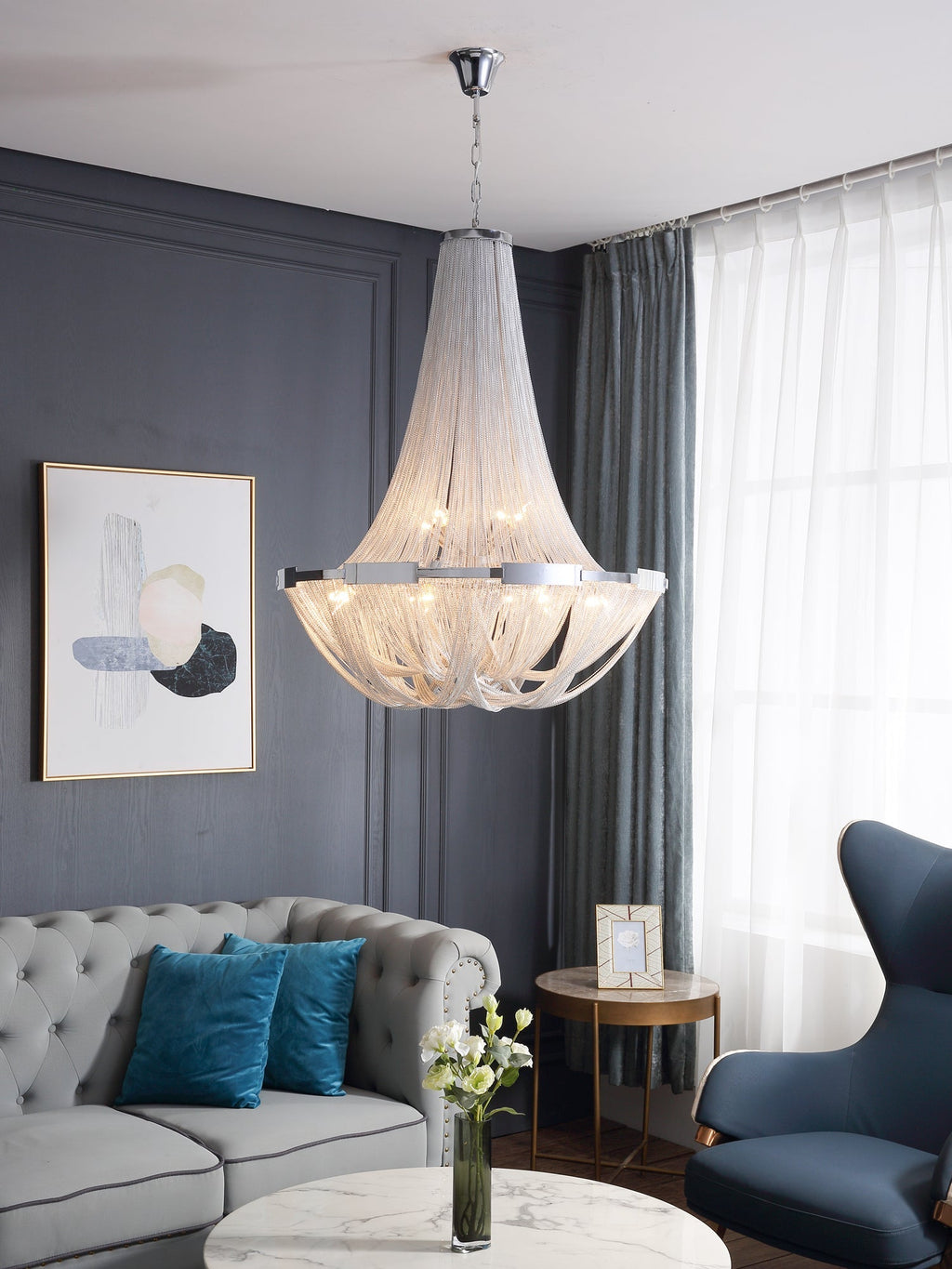 tassel-aluminum-chain-chandelier-anzaz-Silver-4