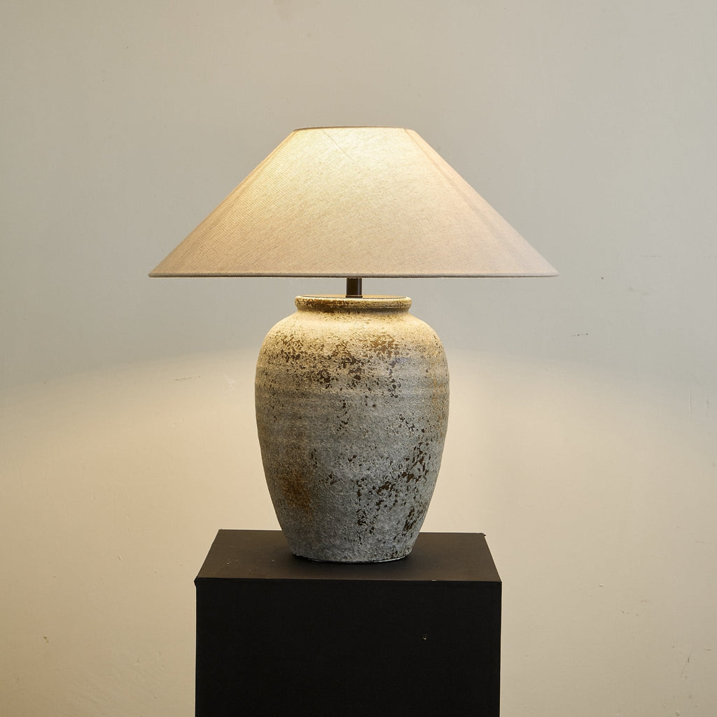 tavira-aged-stone-table-lamp-anzaz-Grey & Beige-2