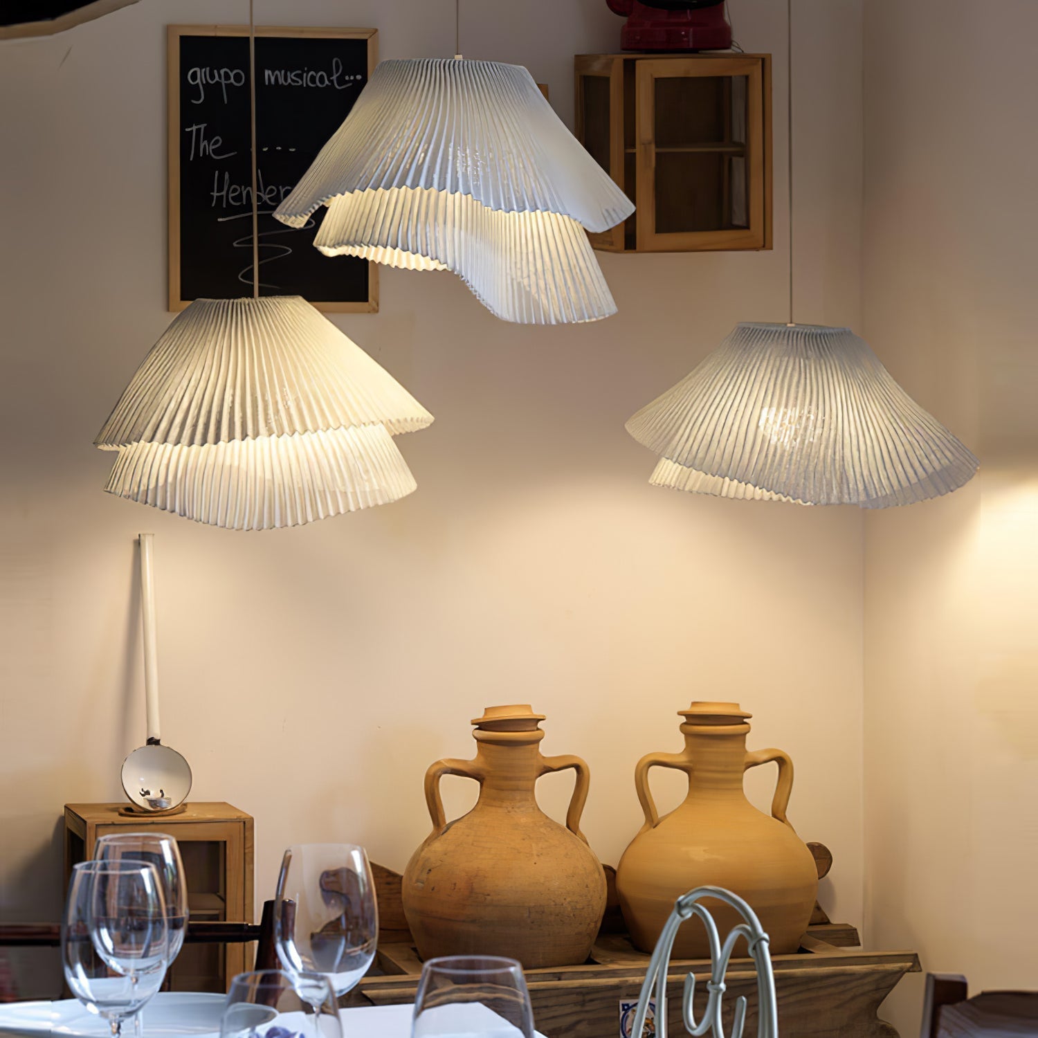 stainless-steel-pleated-pendant-lamp-anzaz-Grey Stainless steel-3