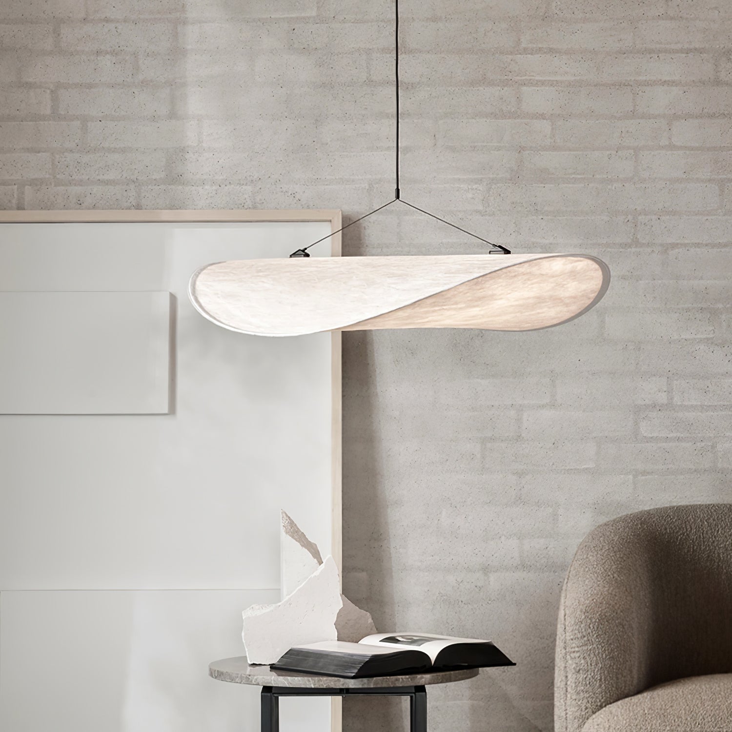 tense-tyvek-pendant-lamp-anzaz-Dupont paper & White+Black-2