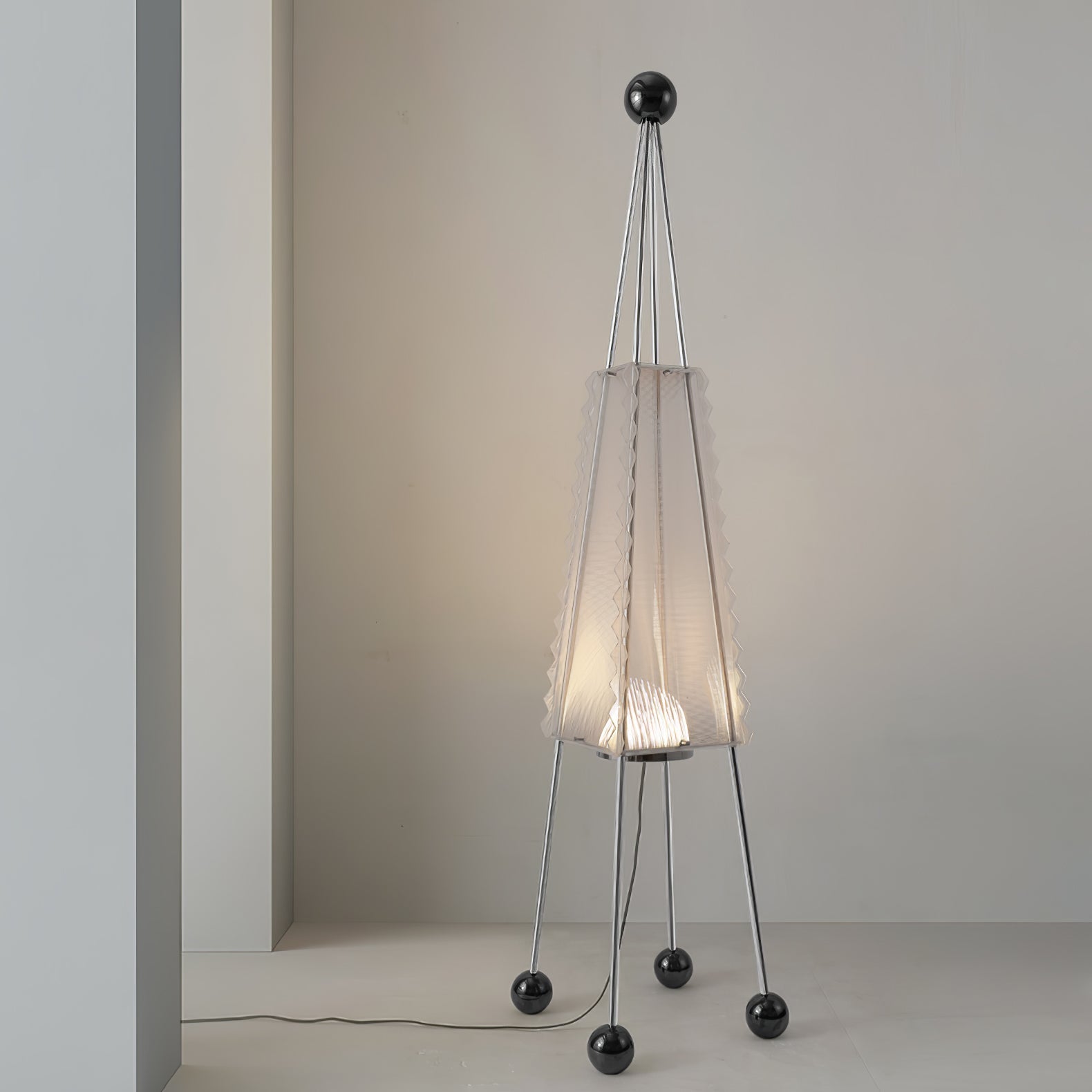 obelisk-mesh-floor-lamp-anzaz-Stainless steel & Translucent-2