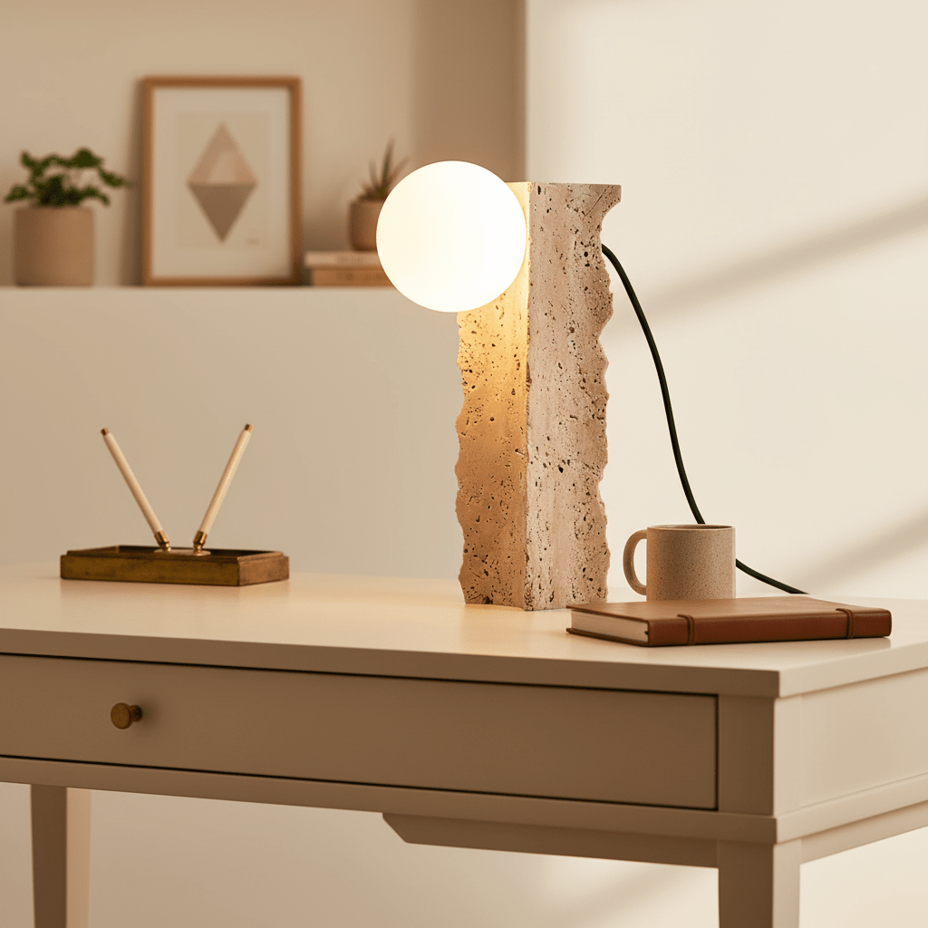 terra-orb-table-lamp-anzaz-Yellow Travertine-2