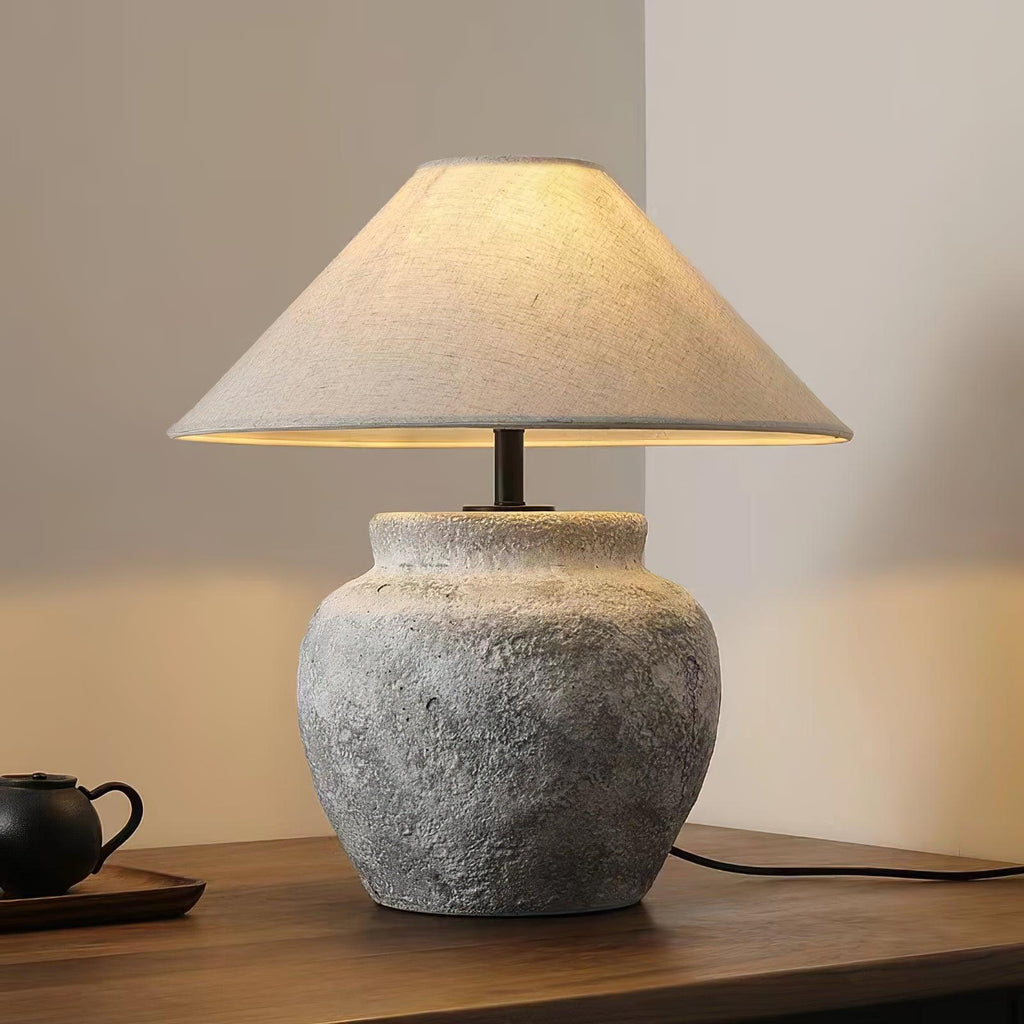 terra-cotta-etruscan-urn-table-lamp-anzaz-Weathered white-2