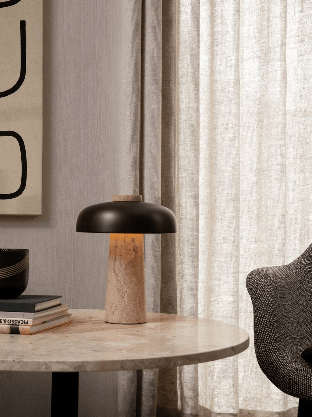 terra-dome-table-lamp-anzaz-Yellow Travertine & Black-13