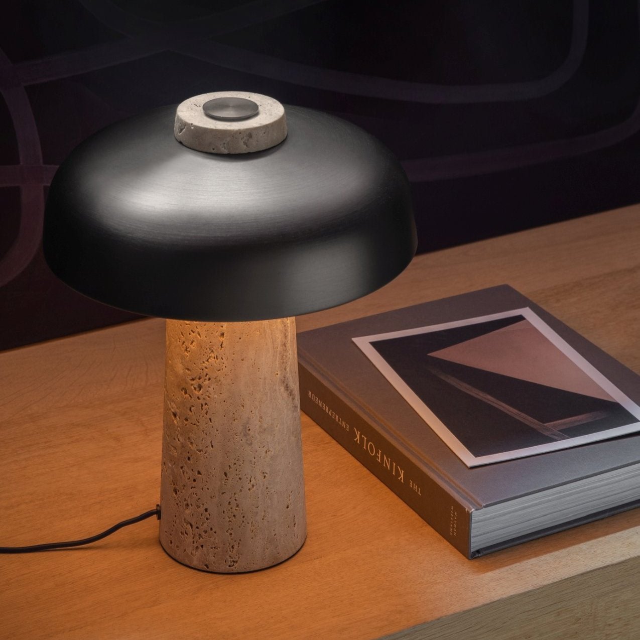 terra-dome-table-lamp-anzaz-Yellow Travertine & White-7