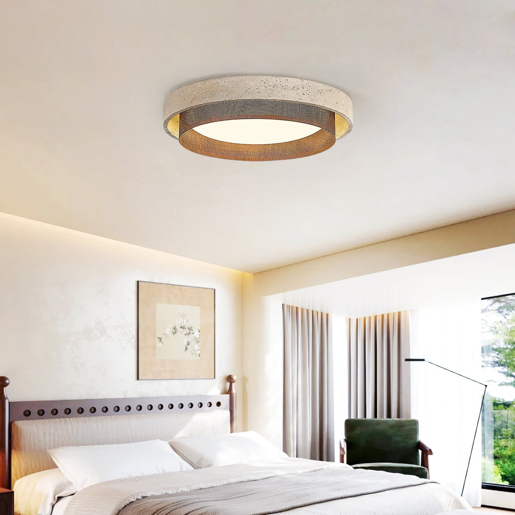 terra-forge-ceiling-light-anzaz-Yellow Travertine & White-2