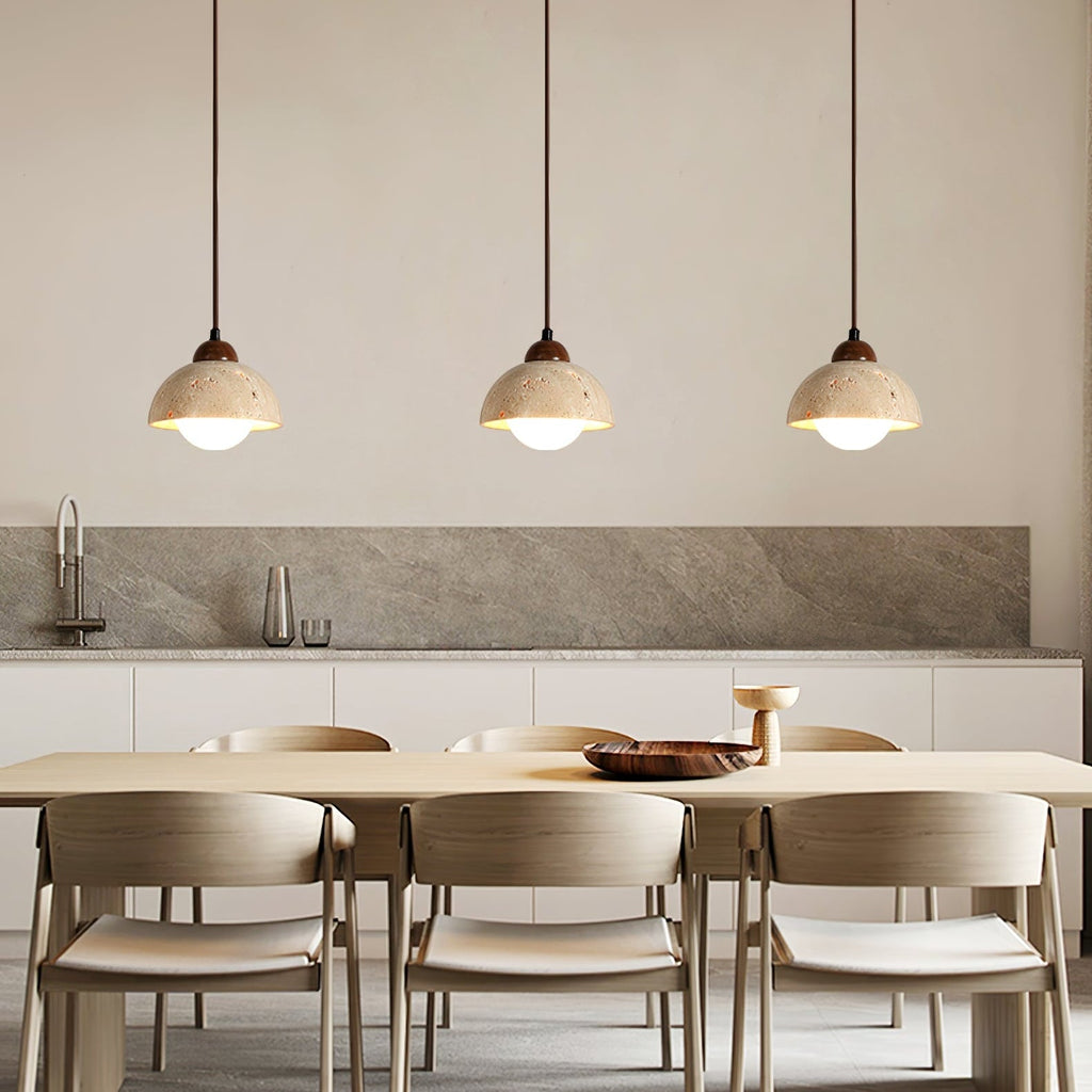 terralume-dome-pendant-lamp-anzaz-Yellow Travertine-2